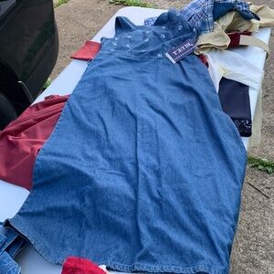 New Vintage Denim romper dress